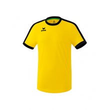 Erima Sport-Tshirt Trikot Retro Star (100% Polyester) gelb/schwarz Herren